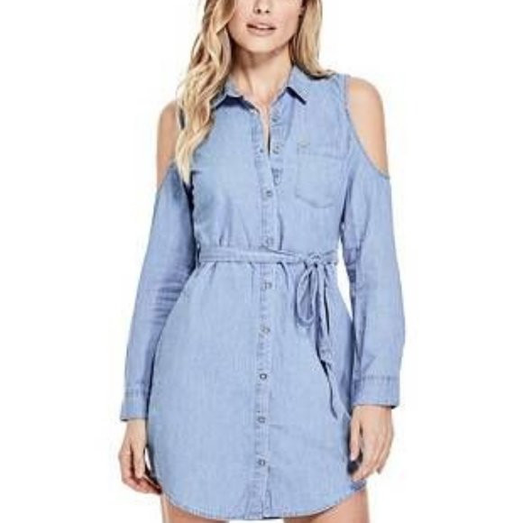 guess chambray shirt